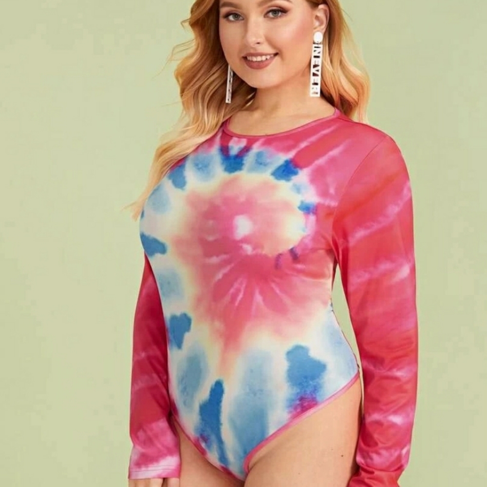 Tye dye body suit